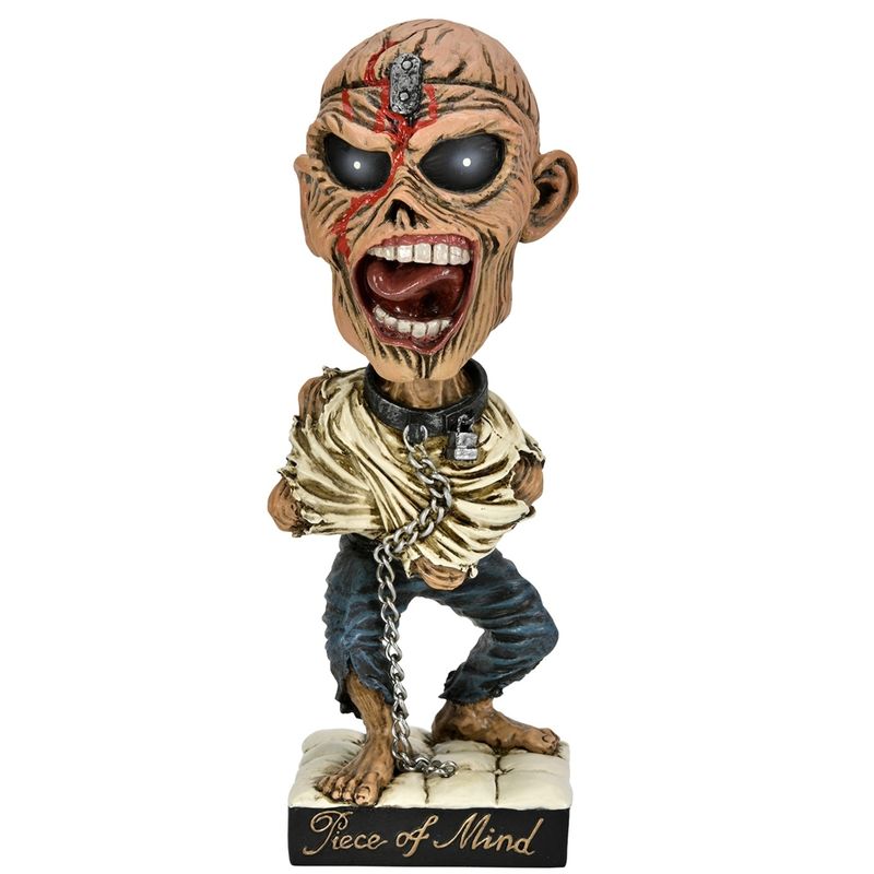 Iron Maiden "Piece of Mind Eddie" 8"H Head Knocker Bobblehead by NECA