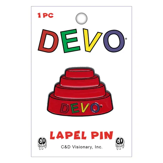 DEVO Hat Enameled Metal Lapel Pin/ Tie Tack