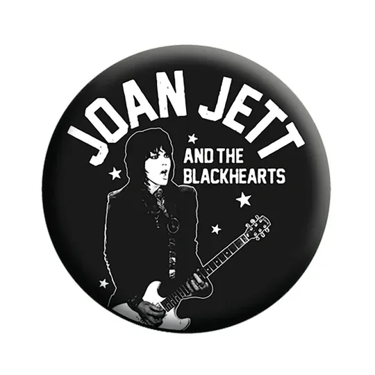 Joan Jett and the Blackhearts 1 1/4"D Pinback Button