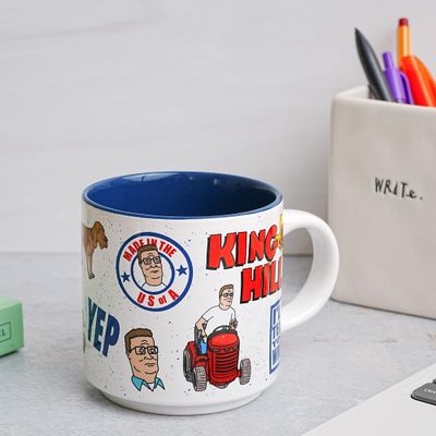 King of the Hill 13 oz. Ceramic Mug - Stackable