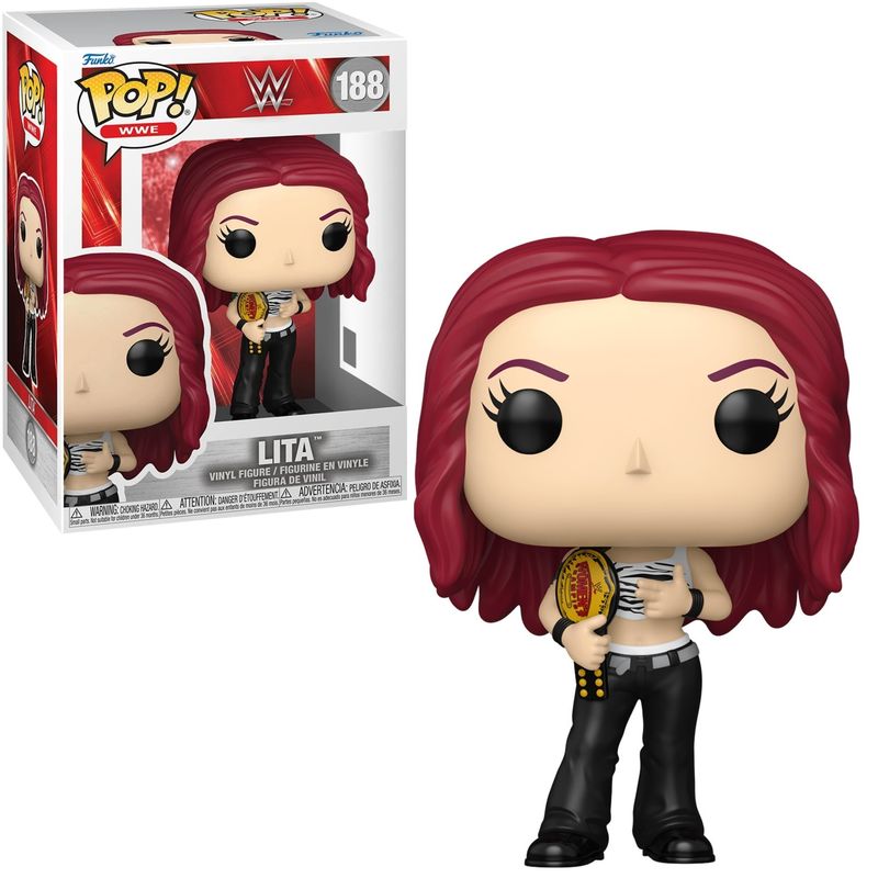 WWE Lita 3 3/4"H POP! WWE Vinyl Figure #188