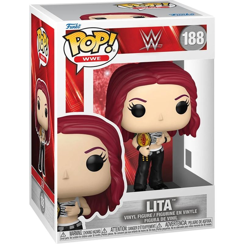 WWE Lita 3 3/4"H POP! WWE Vinyl Figure #188