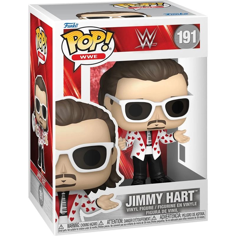 WWE Jimmy Hart 3 3/4"H POP! WWE Vinyl Figure #191