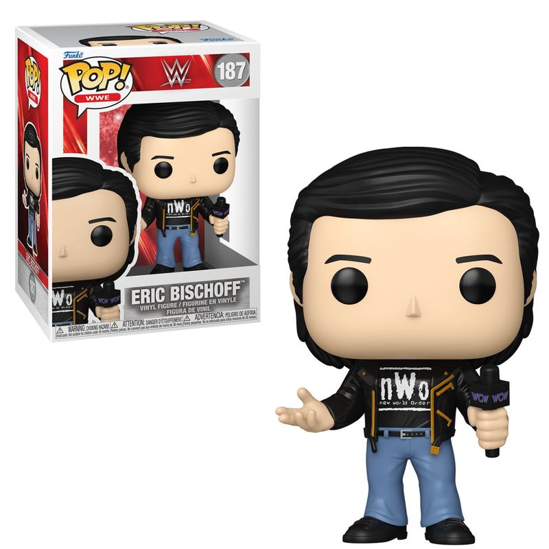 WWE Eric Bischoff 3 3/4"H POP! WWE Vinyl Figure #187