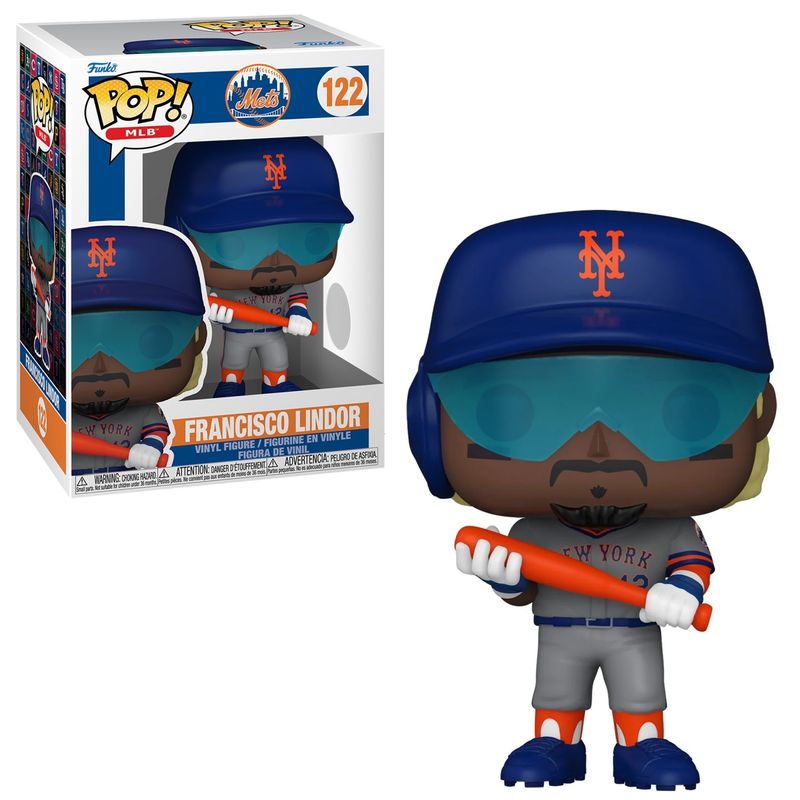 MLB Francisco Lindor New York Mets 3 3/4"H POP! MLB Vinyl Figure #122