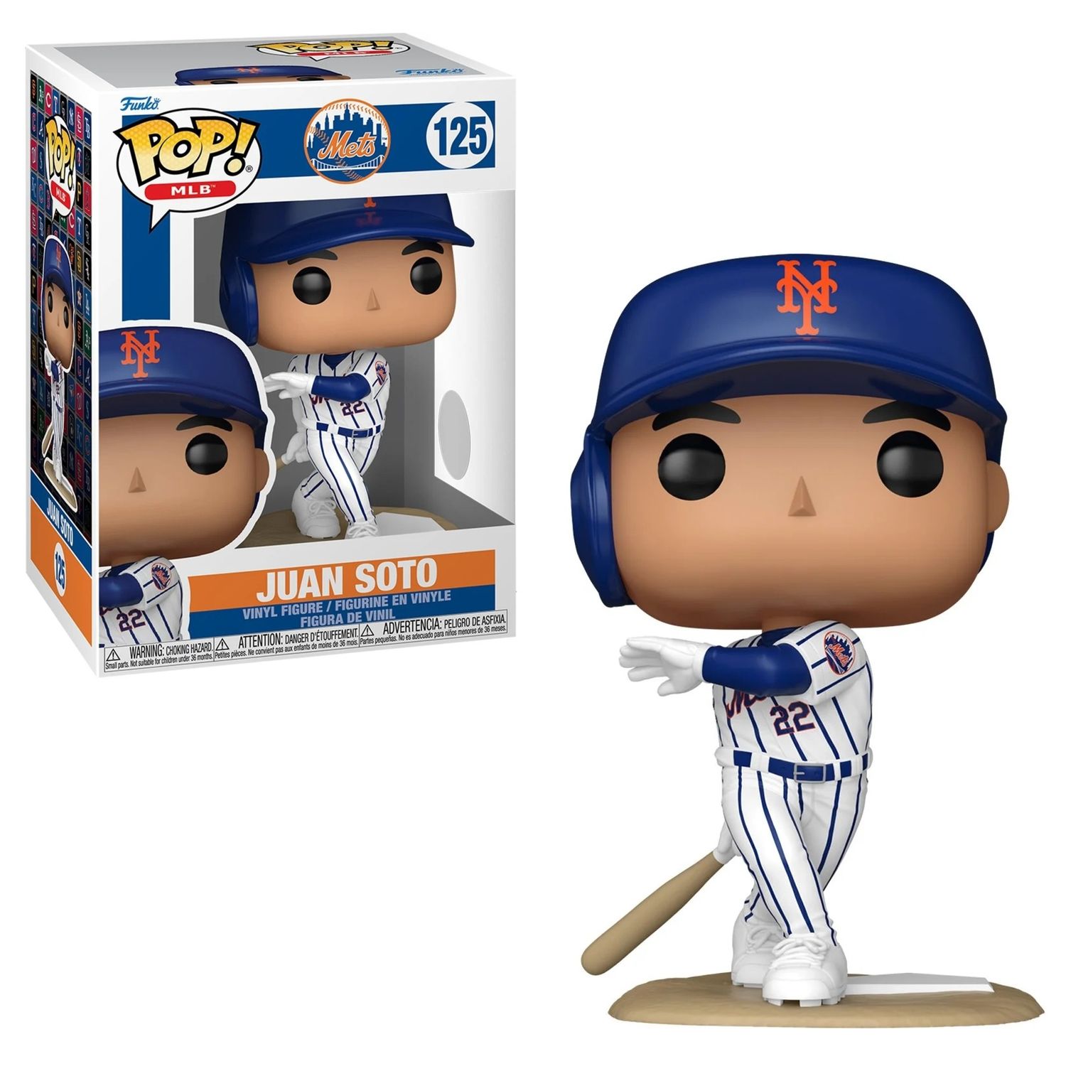 MLB Juan Soto New York Mets 4 1/2"H POP! MLB Vinyl Figure #125