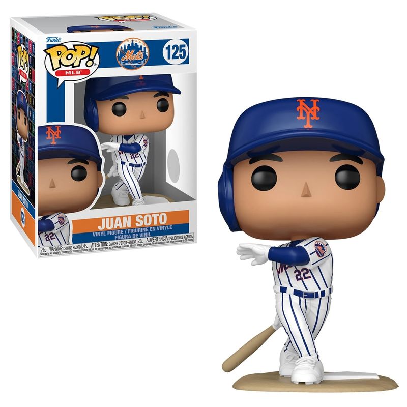 MLB Juan Soto New York Mets 4 1/2"H POP! MLB Vinyl Figure #125
