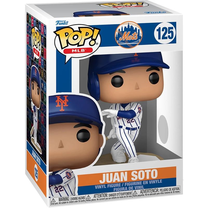 MLB Juan Soto New York Mets 4 1/2"H POP! MLB Vinyl Figure #125