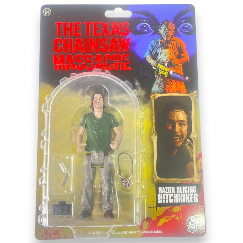 Texas Chainsaw Massacre 5"H Razor Slicing Hitchhiker Action Figure