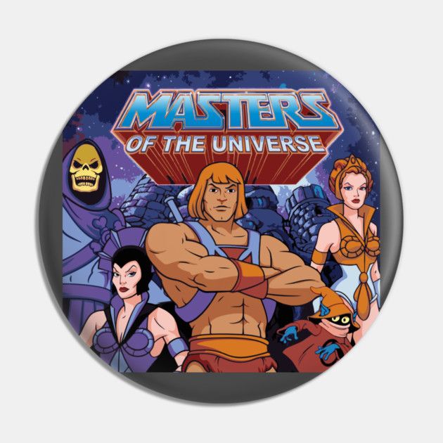 Masters of the Universe 2 1/4"D Pinback Button