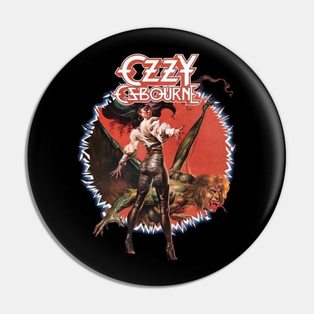 Ozzy Osbourne "Ultimate Sin" 2 1/4"D Pinback Button