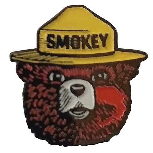 Smokey Bear Enamel Pin / Tie Tack