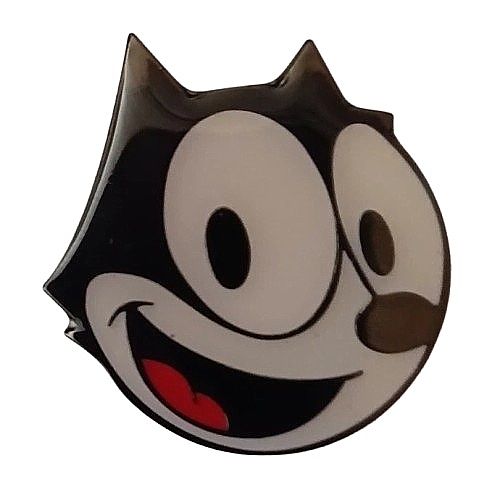 Felix the Cat Face Enamel Pin / Tie Tack