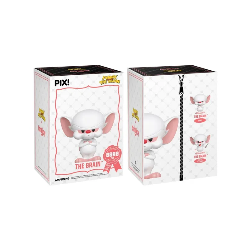 Pinky and the Brain - The Brain Grumpy / Yelling PIX! Vinyl Figure *CHANCE OF CHASE*