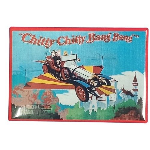 Chitty Chitty Bang Bang Vintage Lunchbox Graphic Metal Magnet