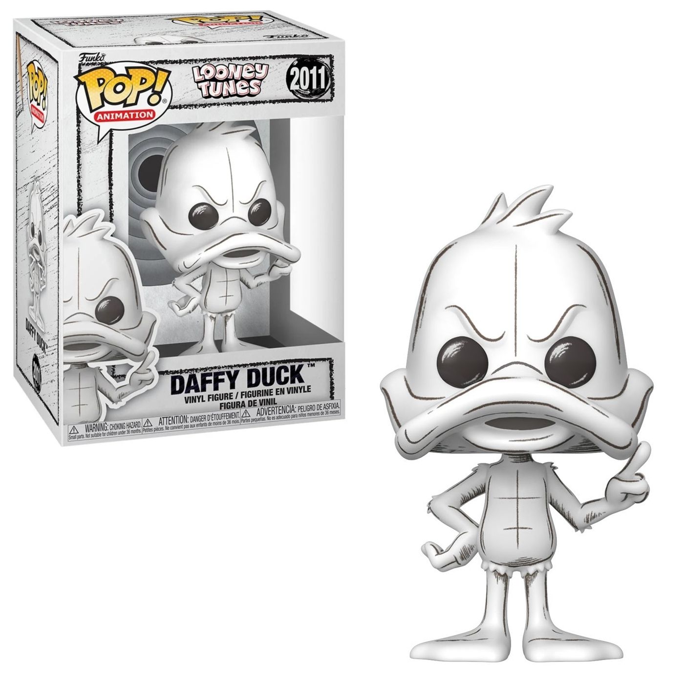 Looney Tunes 4 1/4"H Daffy Duck Wave 6 POP! Animation Vinyl Figure #2011 - Sketched