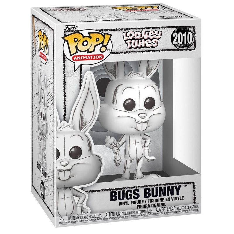 Looney Tunes 4 1/4"H Bugs Bunny Wave 6 POP! Animation Vinyl Figure #2010 - Sketched