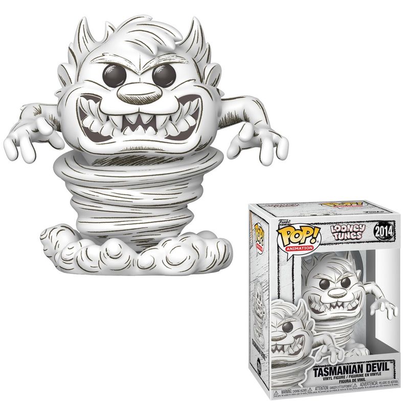 Looney Tunes 4"H Tasmanian Devil Wave 6 POP! Animation Vinyl Figure #2014 - Sketched