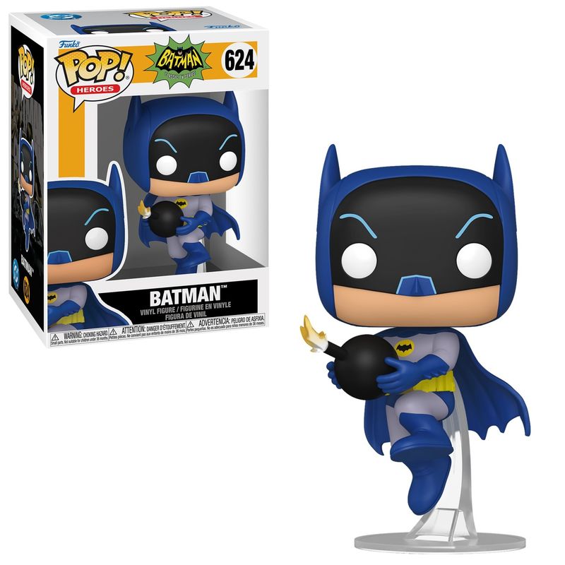Batman 1966 4 1/2"H Batman POP! Heroes Vinyl Figure #624