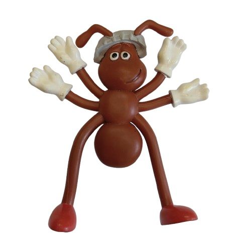 Heinz Ant 4"H Rubber Bendable Figure