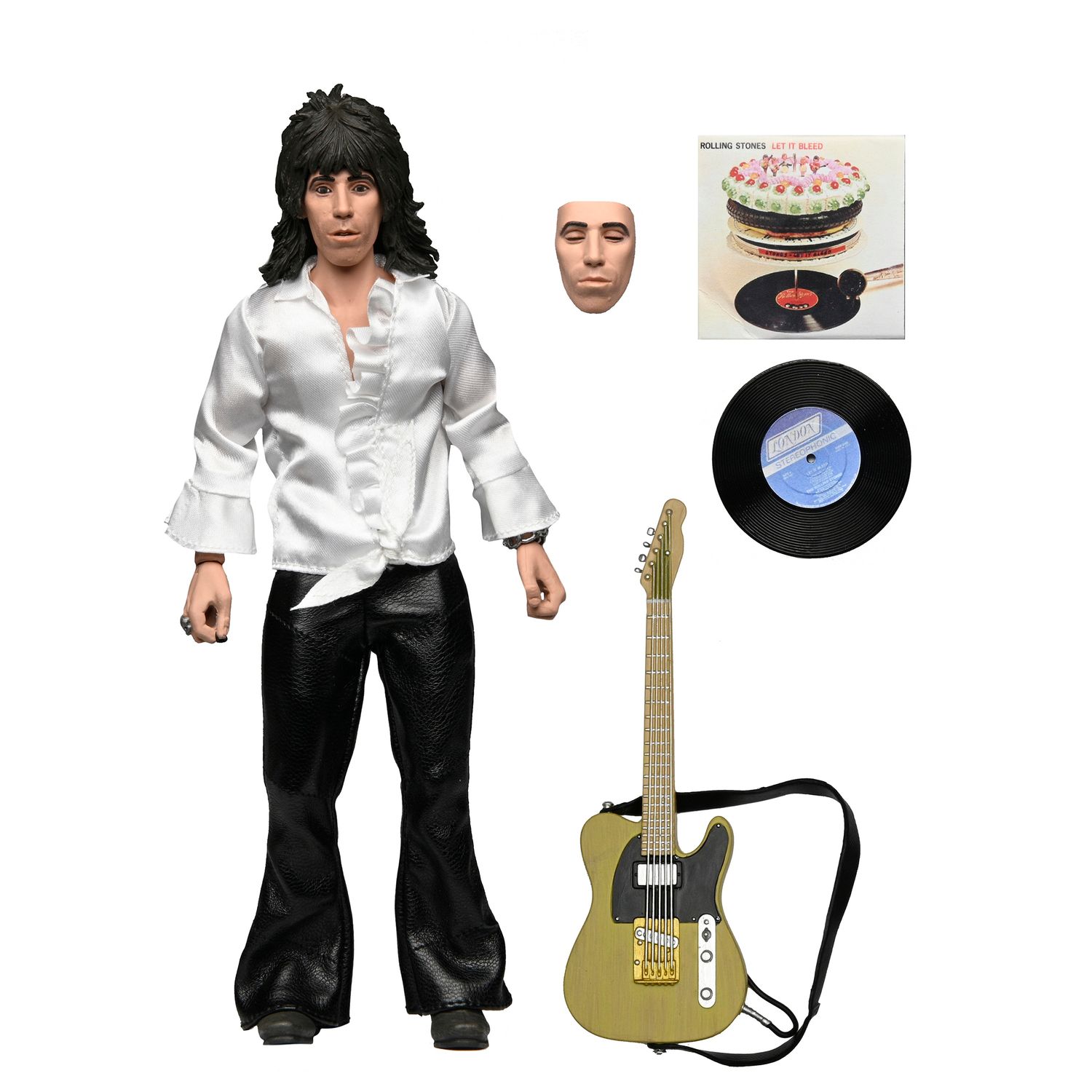 The Rolling Stones 8"H Keith Richards Action Figure by NECA