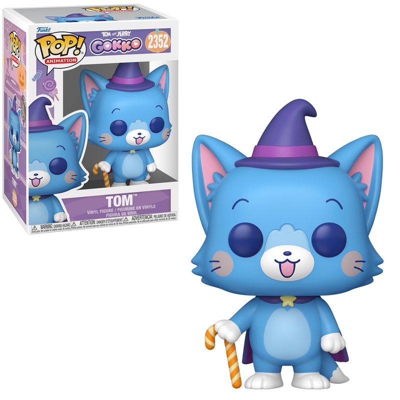 Tom &amp; Jerry 3 3/4"H TOM Gokko Halloween POP! Animation Vinyl Figure #2352