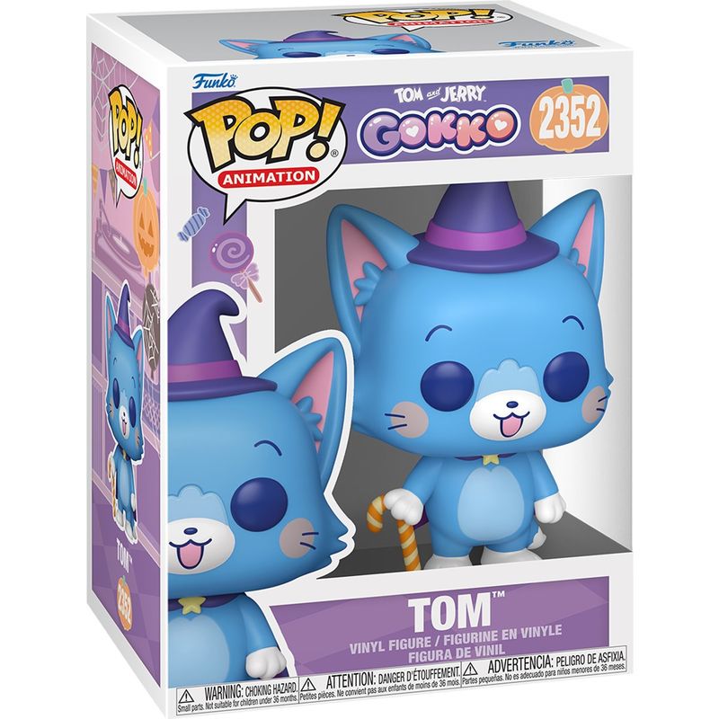 Tom &amp; Jerry 3 3/4"H TOM Gokko Halloween POP! Animation Vinyl Figure #2352