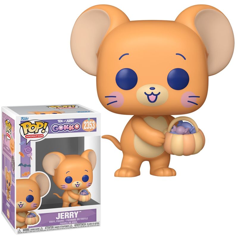 Tom &amp; Jerry 3 3/4"H JERRY Gokko Halloween POP! Animation Vinyl Figure #2353