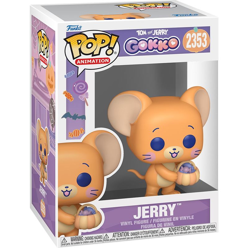 Tom &amp; Jerry 3 3/4"H JERRY Gokko Halloween POP! Animation Vinyl Figure #2353