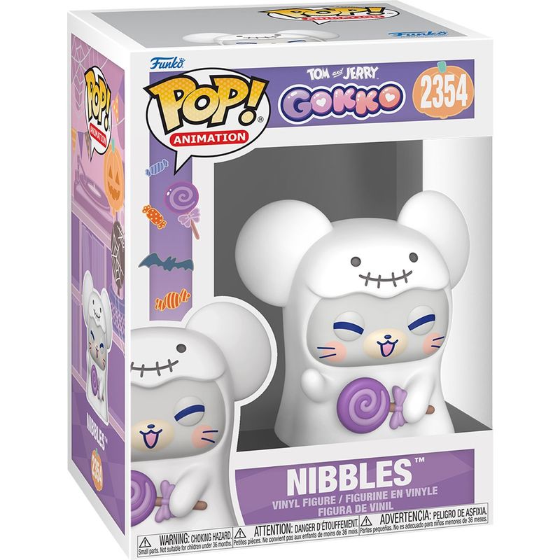 Tom &amp; Jerry 3 3/4"H NIBBLES Gokko Halloween POP! Animation Vinyl Figure #2353