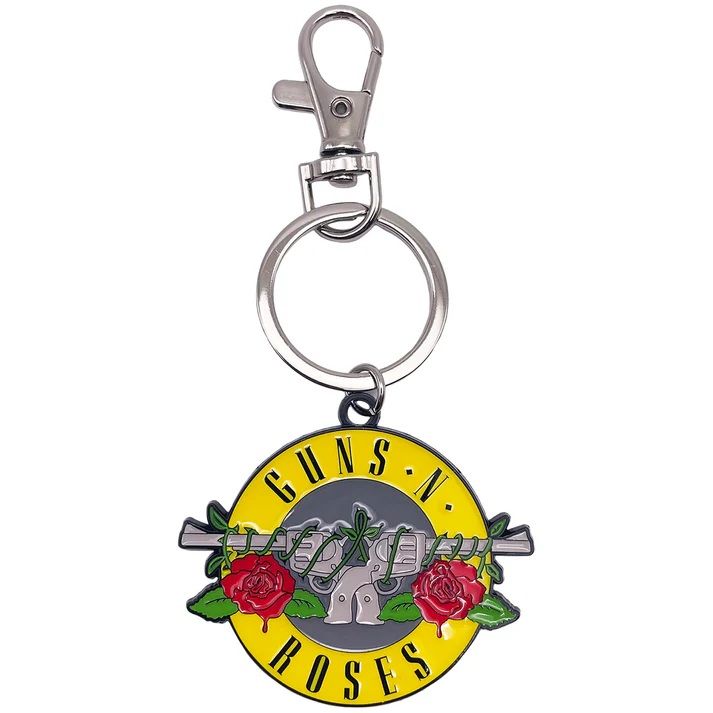 Guns N' Roses Enameled Metal Keychain