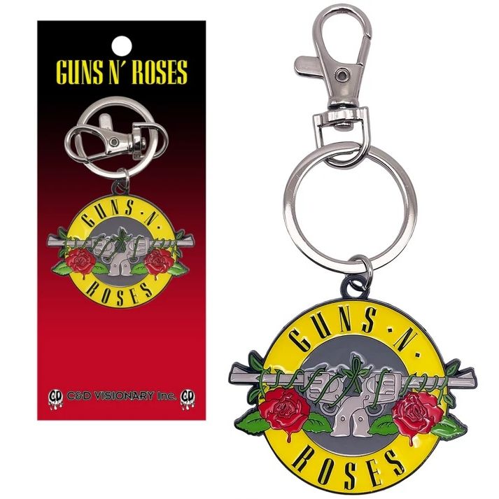 Guns N' Roses Enameled Metal Keychain