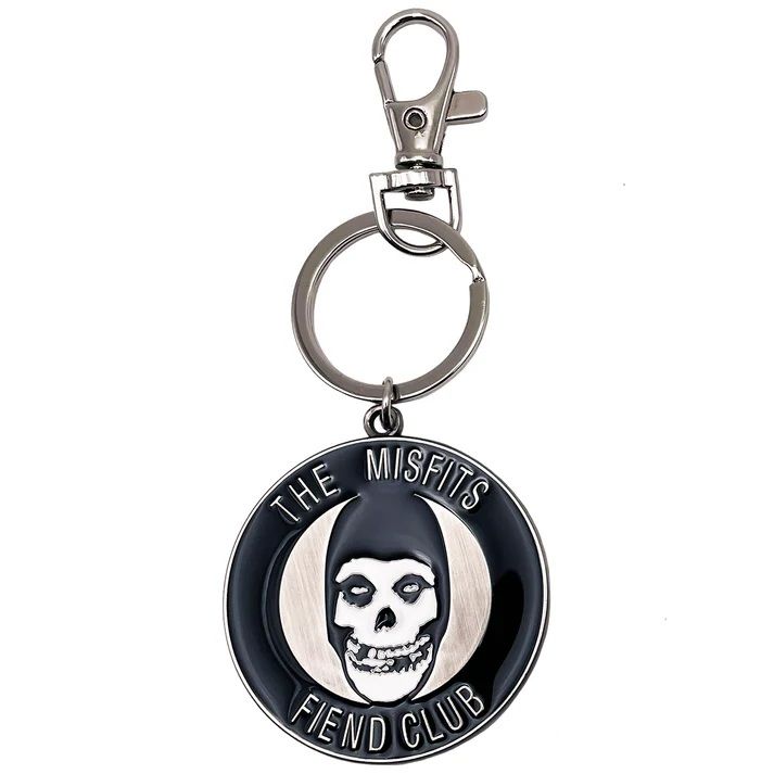 The Misfits Fiend Club Enameled Metal Keychain