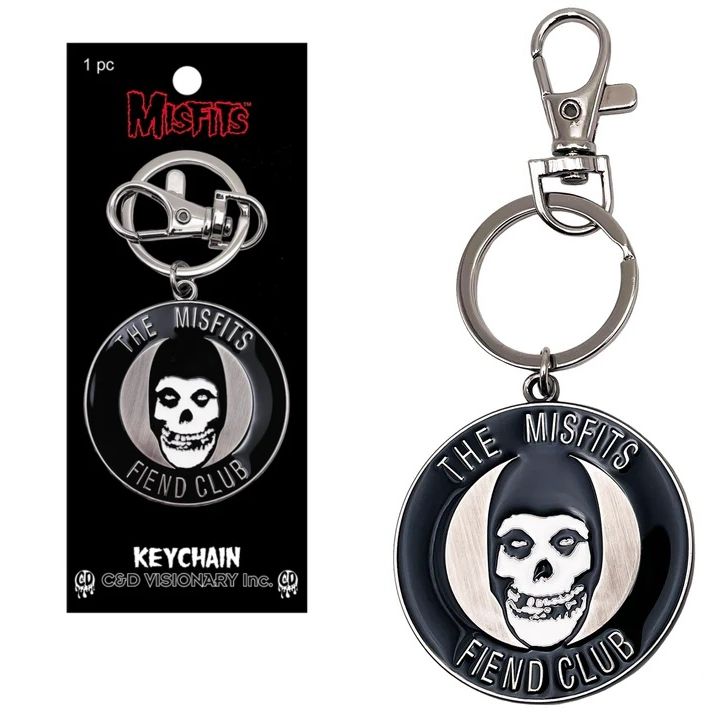 The Misfits Fiend Club Enameled Metal Keychain