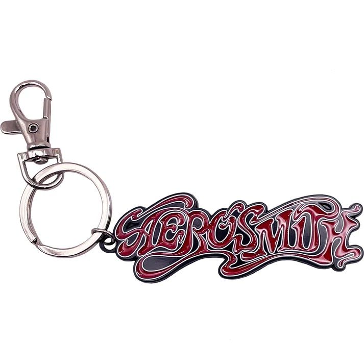 Aerosmith Logo Enameled Metal Keychain
