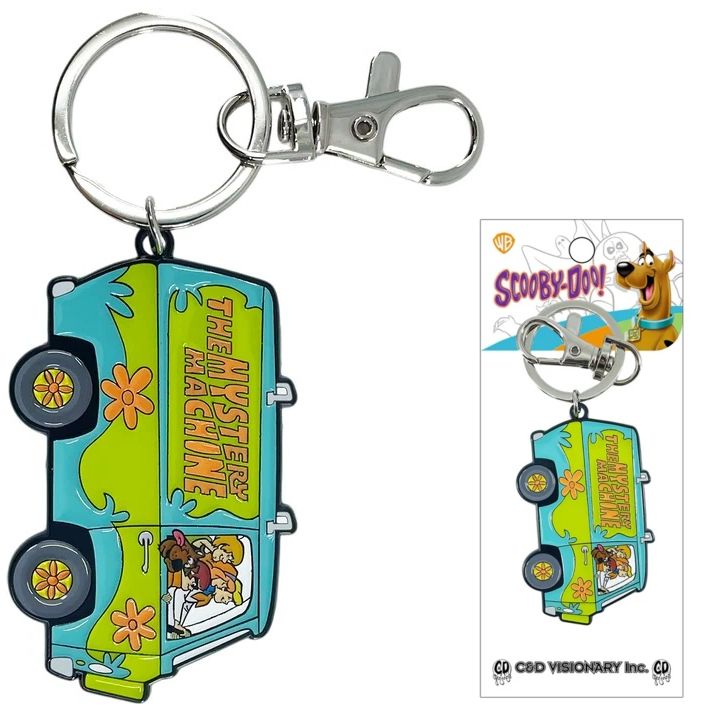 Scooby-Doo Mystery Machine Enameled Metal Keychain