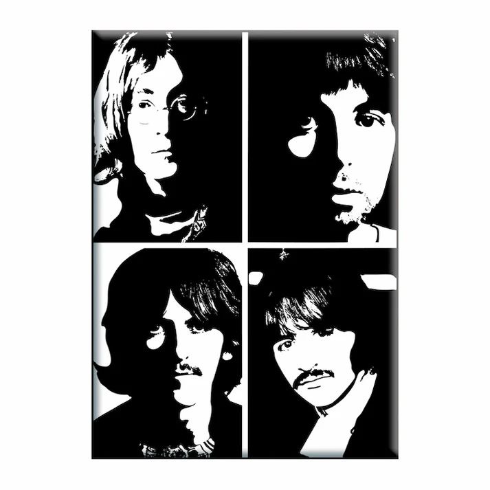 The Beatles Classic Let it Be LARGE Metal Magnet