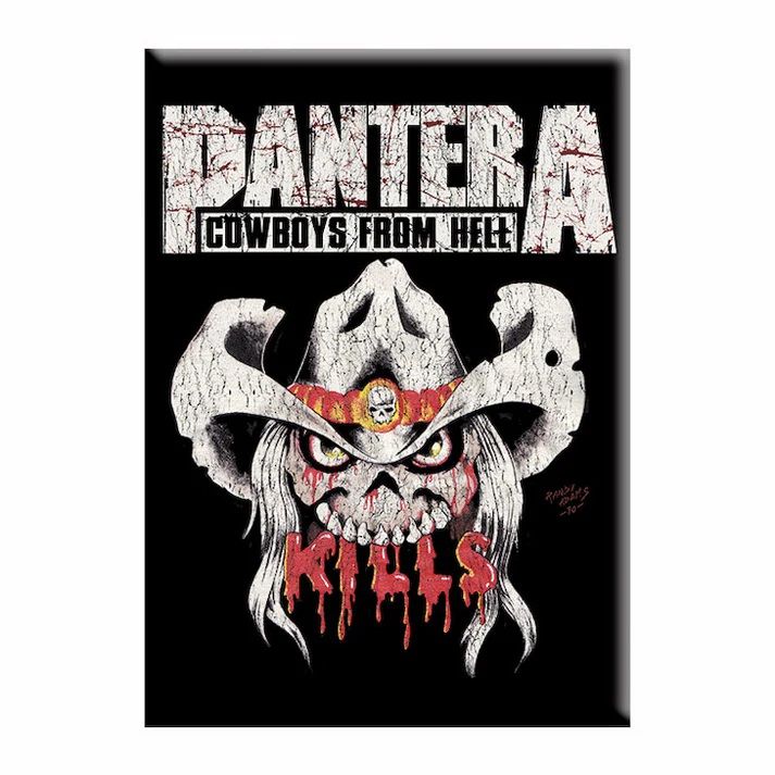 Pantera "Cowboys From Hell" LARGE Metal Magnet
