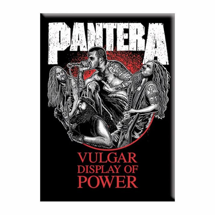 Pantera "Vulgar Display of Power" LARGE Metal Magnet