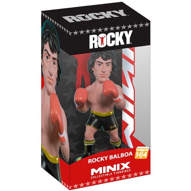 Rocky II - Rocky Balboa 4 3/4"H Black and Gold Shorts Collectible Vinyl Figure #164 from MINIX