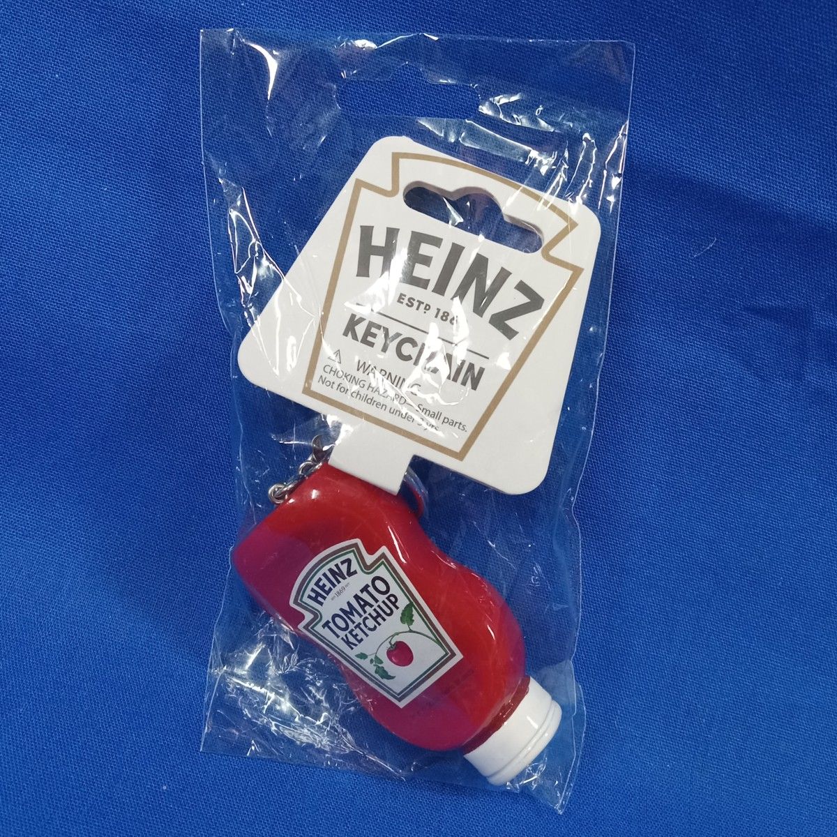 Heinz Plastic Ketchup Bottle Keychain