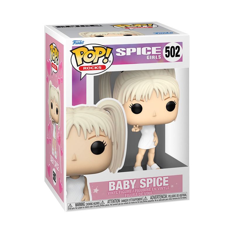 Spice Girls Wannabe Baby Spice 4 1/4"H POP! Rocks Vinyl Figure #502
