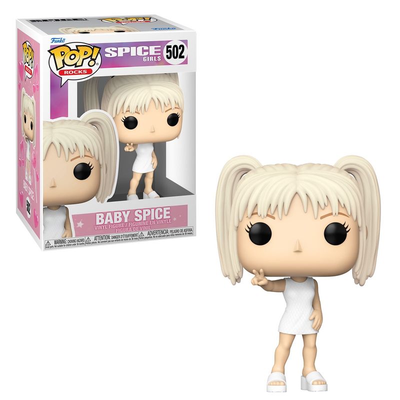 Spice Girls Wannabe Baby Spice 4 1/4"H POP! Rocks Vinyl Figure #502