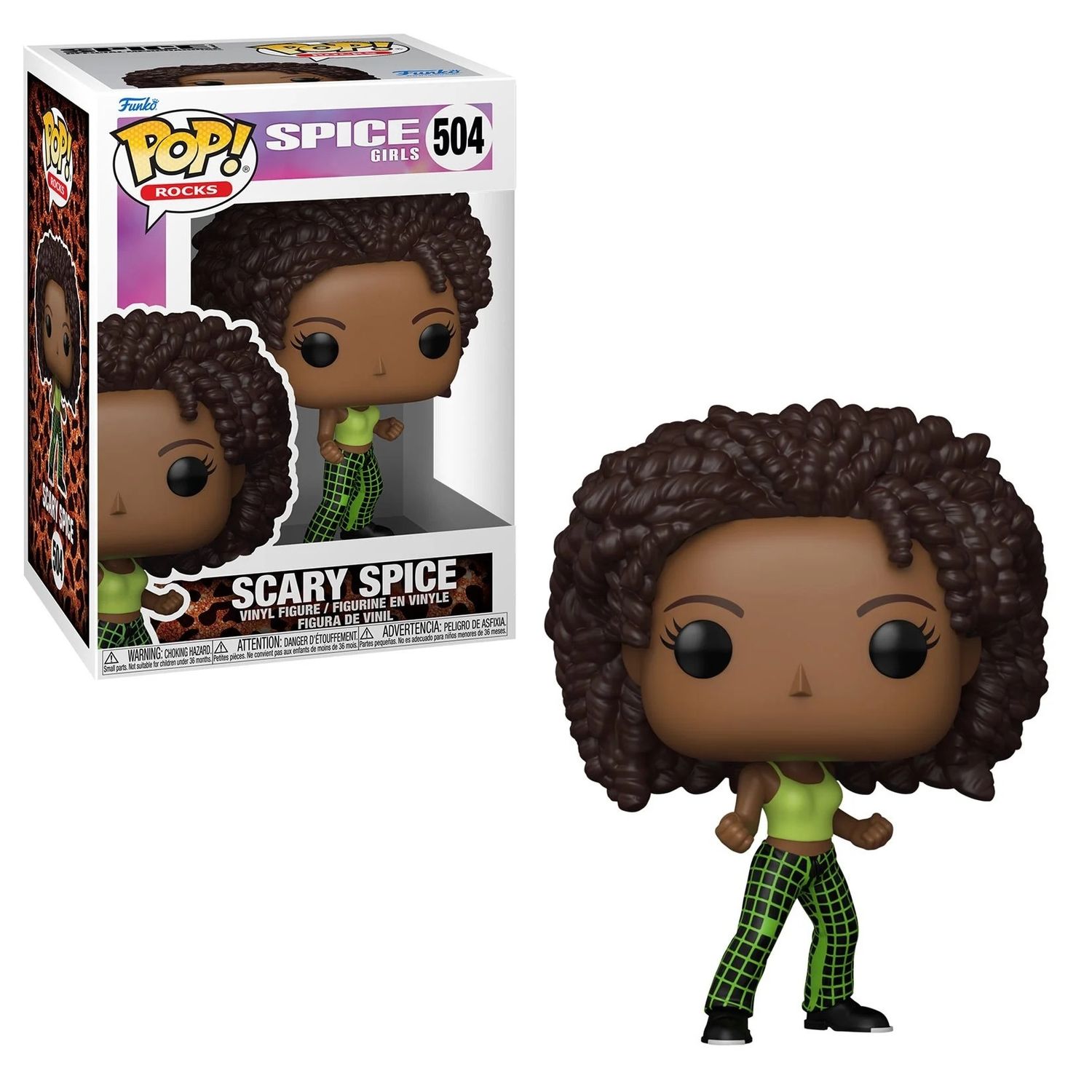 Spice Girls Wannabe Scary Spice 4 1/4"H POP! Rocks Vinyl Figure #504
