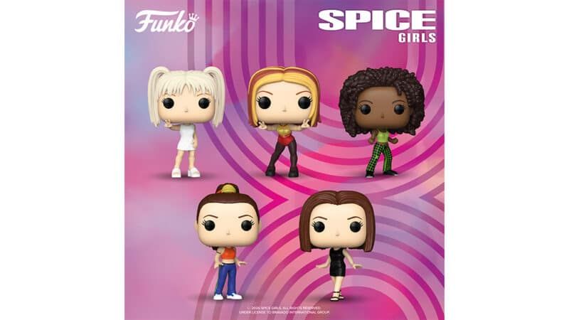 Spice Girls Wannabe Set of 5 POP! Rocks Vinyl Figures