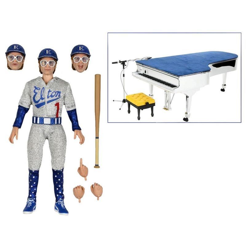 Elton John Live in '75 8"H Action Figure by NECA