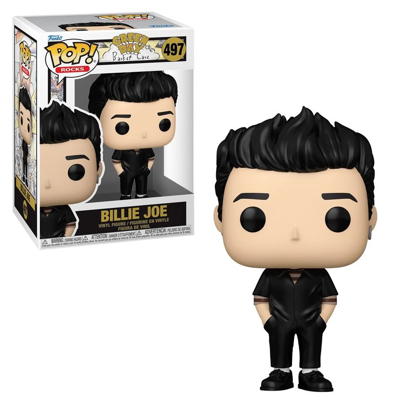 Green Day Basket Case Set of 3  POP! Rocks Vinyl Figures #497, #498, #499