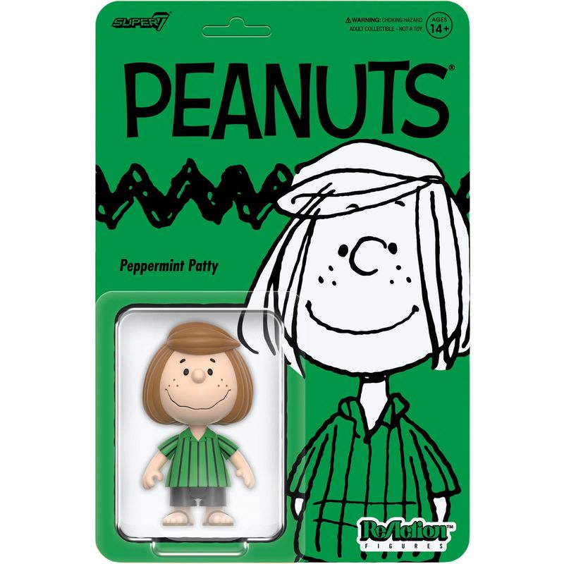Peanuts 3 3/4"H Peppermint Patty ReAction Figure