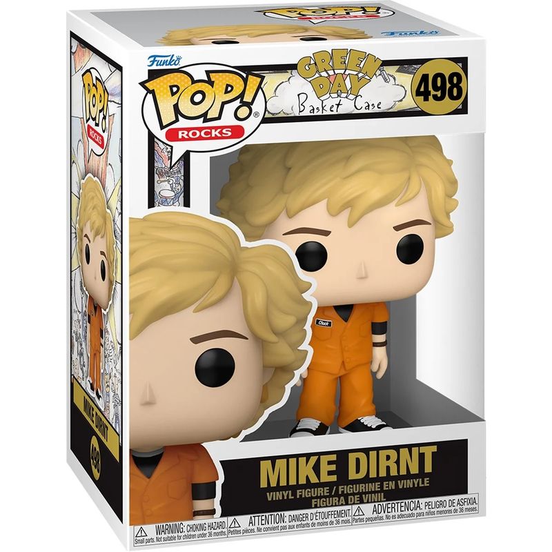 Green Day Mike Dirnt Basket Case 4 1/4"H POP! Rocks Vinyl Figure #498