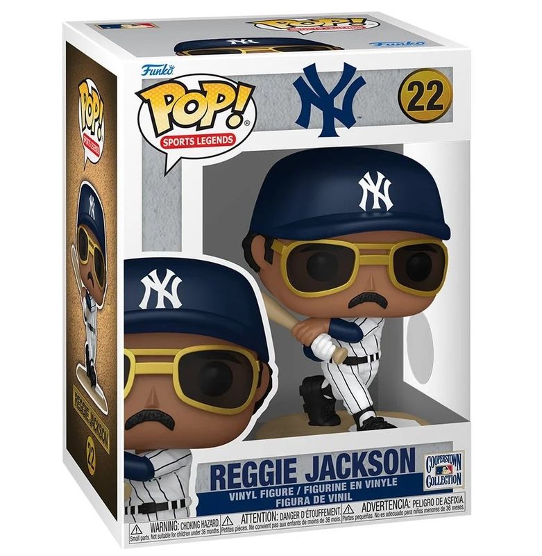 MLB Reggie Jackson New York Yankees 4"H POP! Sports Legends Vinyl Figure #22